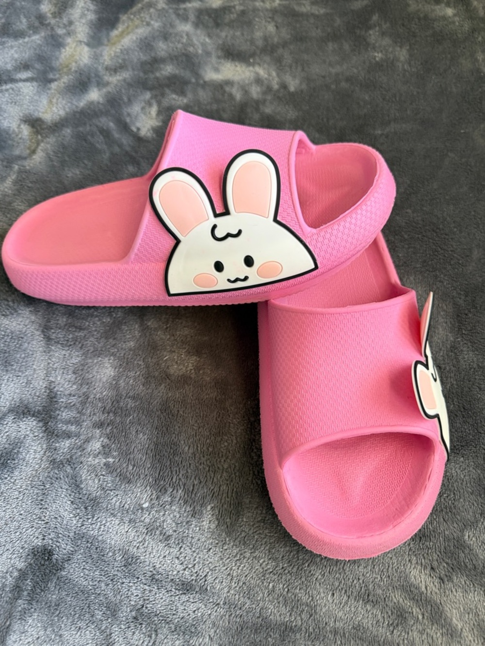 Pink Bunny Slide Sandals